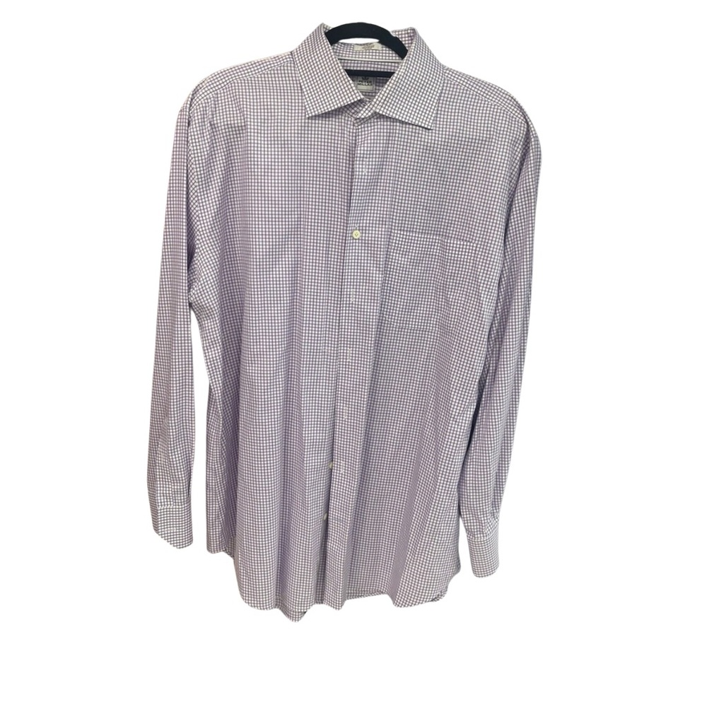 Peter Millar Nanoluxe EasyCare Button-Down Shirt –17/LONG . Pit to Pit 25”